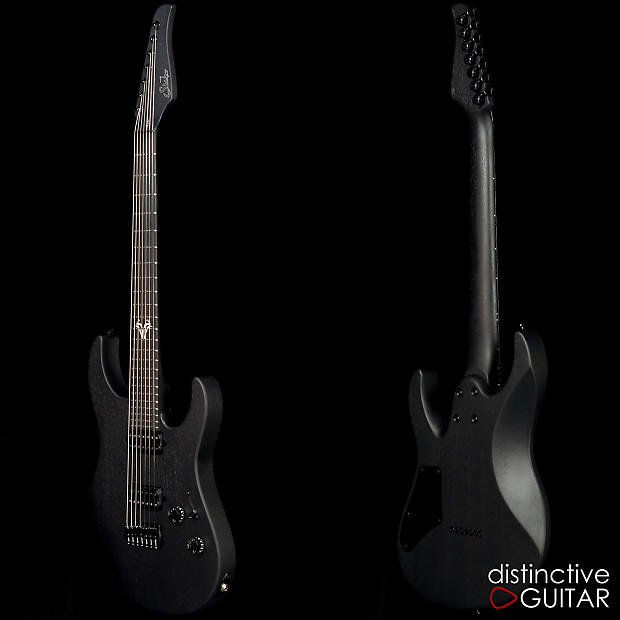 ギター Suhr Modern MS-BS7 Satin Black Suhr Modern Satin Black 7 Guitar - MS7 | Humbucker Music