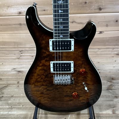 PRS SE Custom 24 Quilt Electric Guitar 2024 - Black Gold Burst