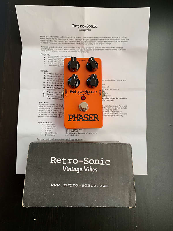 Retro-Sonic Phaser Orange | Reverb