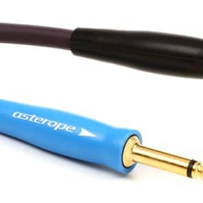 Asterope AST-P10-RSG Pro Studio Series Straight to Right Angle Instrument Cable - 10 foot Purple/Gold image 5