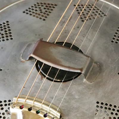 1930 National Triolian Vintage Resonator  Resophonic Acoustic Guitar Amazing Player's Example image 10