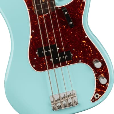 Fender American Vintage II 1960 Precision Electric Bass Rosewood Fingerboard, Daphne Blue image 3