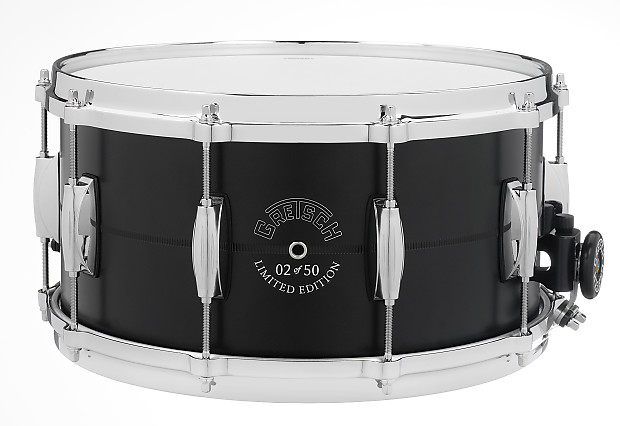Gretsch G4170D Limited Edition 7x14" Black Aluminum Snare Drum image 1