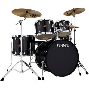 IP52KCHBK Imperialstar 10/12/16/22/5.5x14 5pc Drum Set with Hardware and Meinl HCS Cymbals