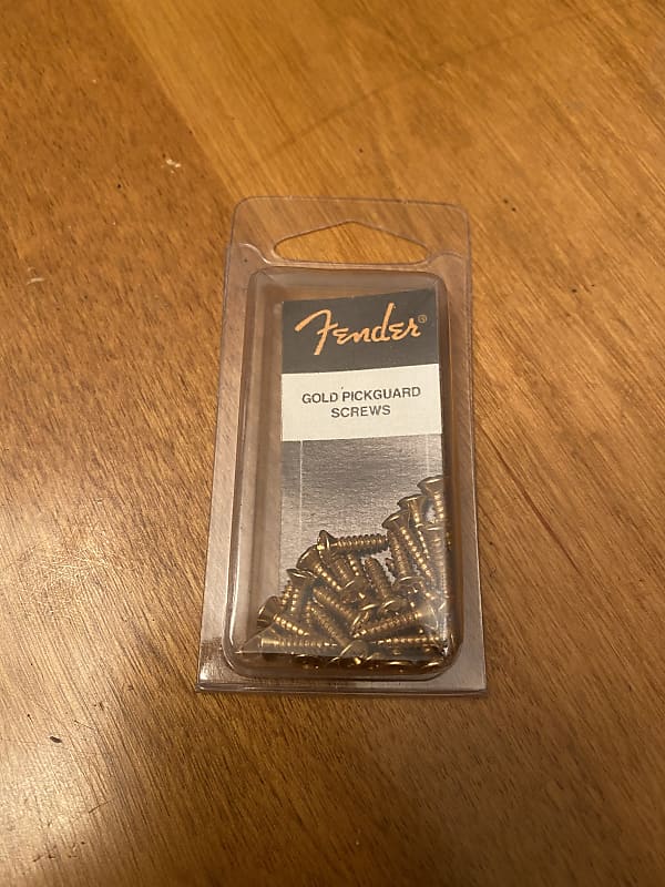 Fender Pickguard Screws (24) 0094924000 2008 Gold Reverb