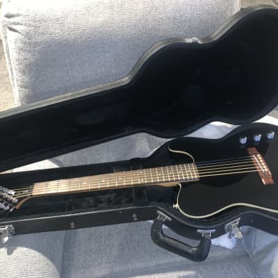 Washburn USA SBT-21  - Black T Style Acoustic Electric Piezo Bridge Guitar image 8