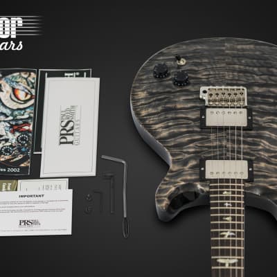 2002 PRS Private Stock Santana III Charcoal Quilt Top Brazilian Rosewood Knaggs WOW TOP collector image 14