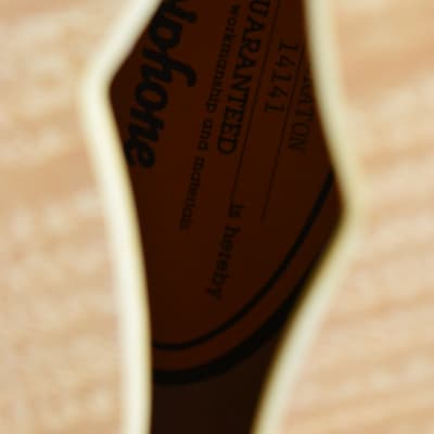 1991 Epiphone Sheraton Antique Natural Made in Japan Terada Factory, Figured, Long Tenon Neck, MIJ, Pre-Elitist image 11