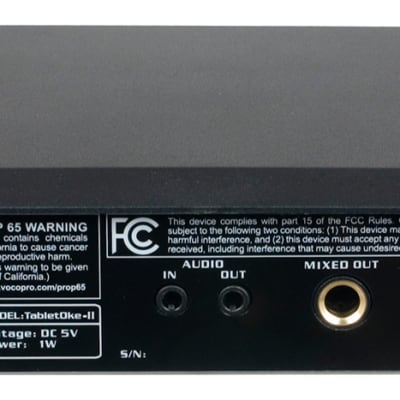 VocoPro TabletOke-2MC Digital Karaoke Mixer w/ Wireless Mics and Bluetooth Receiver/ Pro TabletStand image 3