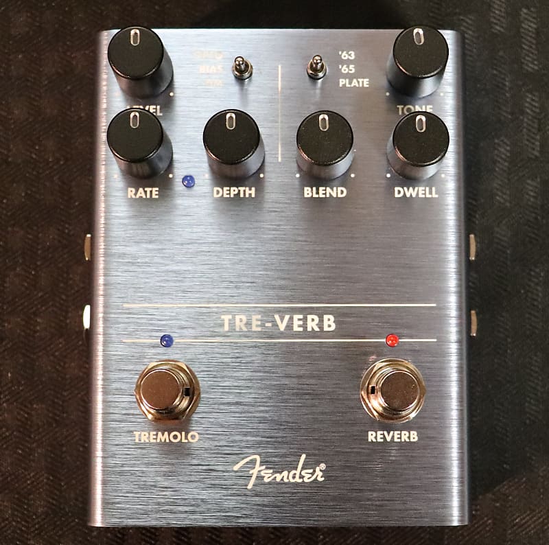 Fender Tre-Verb Tremolo/Reverb Blue image 1