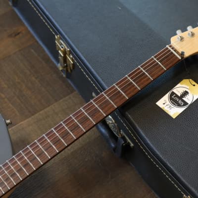 2017 Dean Gordon Guitars Mirus Flat Top Electric Guitar Gray SH + Coffin Case image 3
