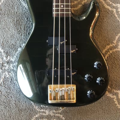 Fender Contemporary Precision Bass Lyte MIJ 1989 - 1995 - Montego Black image 2