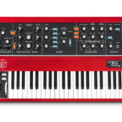 Moog Music Geddy Lee Minimoog Model D + Signed COA + Limited Edition Vinyl image 5