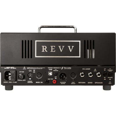 REVV G20 2-Channel 20-Watt Guitar Amp Head with Reactive Load and Virtual Cabinets image 2