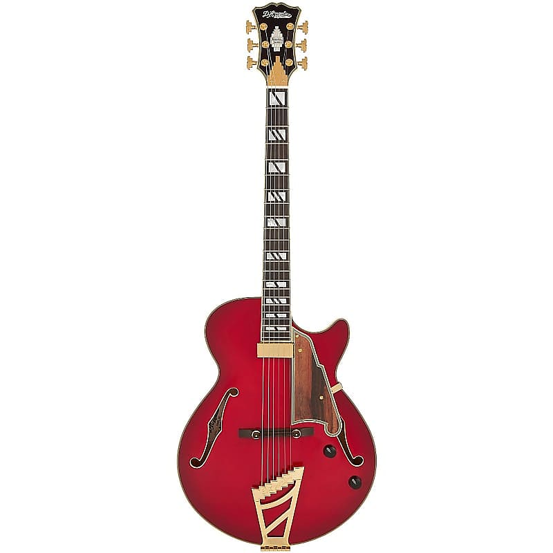 D'Angelico Excel SS サンバースト ギター ハードケース付 D'Angelico Excel Ss Soho Single Cutaway Thinline Hollow Body