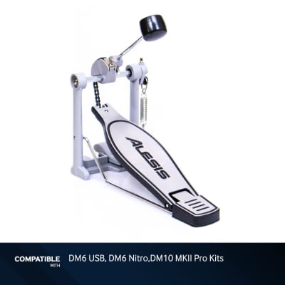 Alesis Chain-Drive Kick Pedal for DM6 USB, DM6 Nitro,DM10 MKII Pro Drum Kits