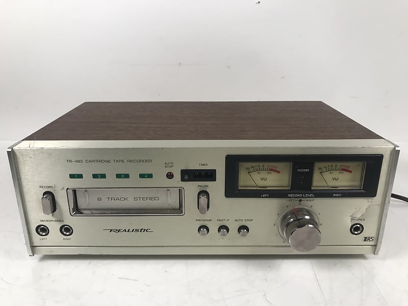 Realistic 8Track Player Recorder Deck TR 883 Reverb