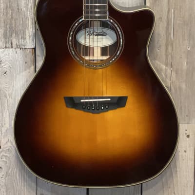 D'Angelico Excel Gramercy  Acoustic/Electric Vintage Sunburst Hard Shell Case Included plus Extras ! image 1