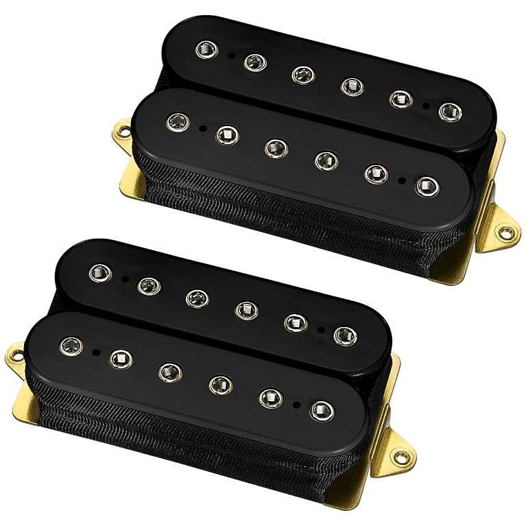 DiMarzio Modern Metal Gibson Les Paul Replacement Set (GG2101A3BK) Black image 1