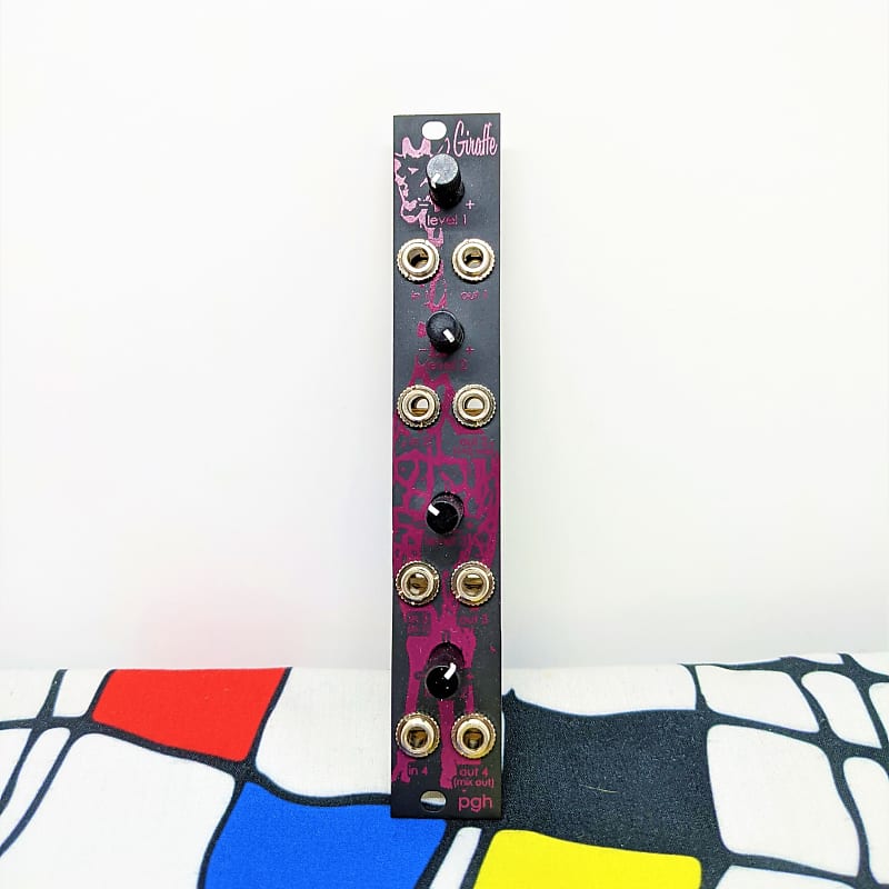 Pittsburgh Modular Giraffe // 4-channel attenuverter/mixer image 1
