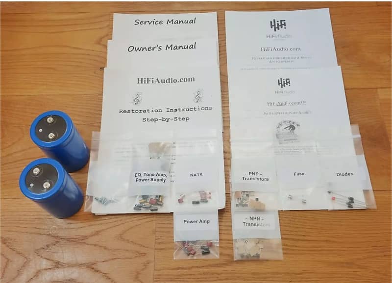 Onkyo A7 restoration kit filter capacitor repair rebuild fix