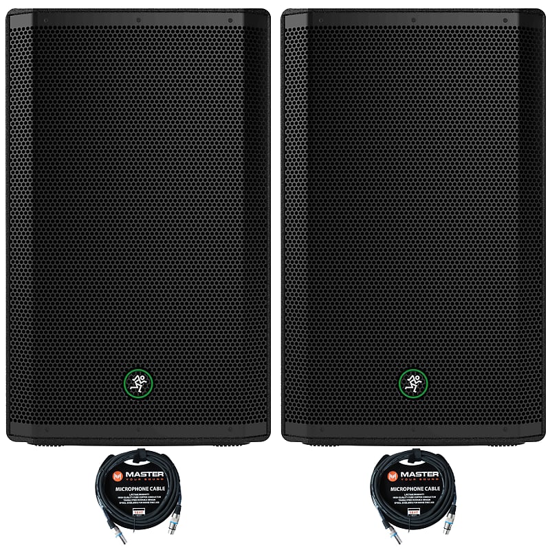 Mackie Thrash215 1300-Watt 15-Inch Powered PA Speakers (Pair) w