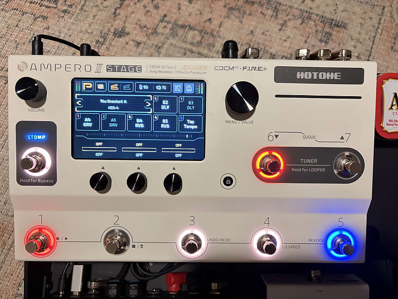 Hotone Ampero II Stage Multi Effects Unit | Reverb