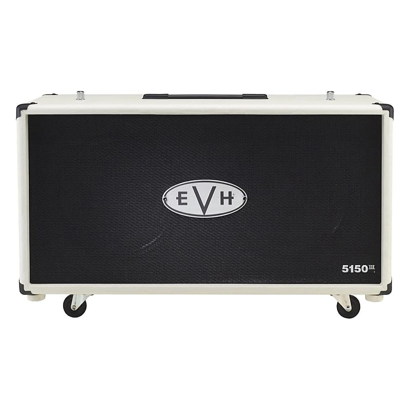 EVH 5150 III MX 2x12 Guitar Speaker Cabinet, Ivory image 1