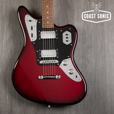 2009 Fender Jaguar Special w/ matching headstock metallic red burst made in Japan for sale