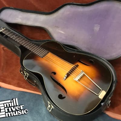 Martin R-18 Vintage Archtop Acoustic Guitar Sunburst c. 1934 w/ OHSC imagen 12