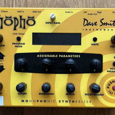 Dave Smith Instruments Mopho Desktop Monophonic Synthesizer 2008 - 2016 - Yellow