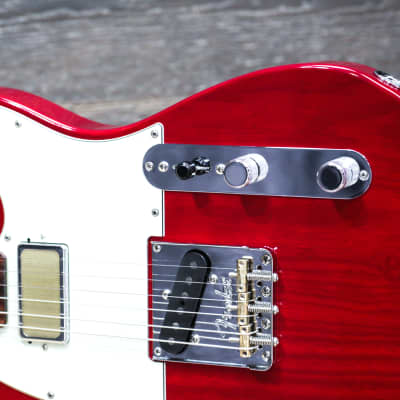 Fender American Professional Telecaster Crimson Red Transparent Electric Guitar w/Case image 7