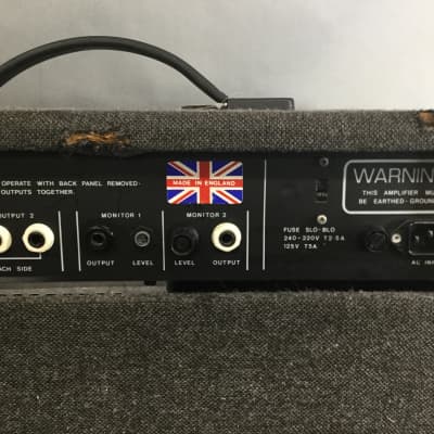 Vintage Session Steward SG 2100 Stereo Combo Amplifier and Speaker Gray image 10