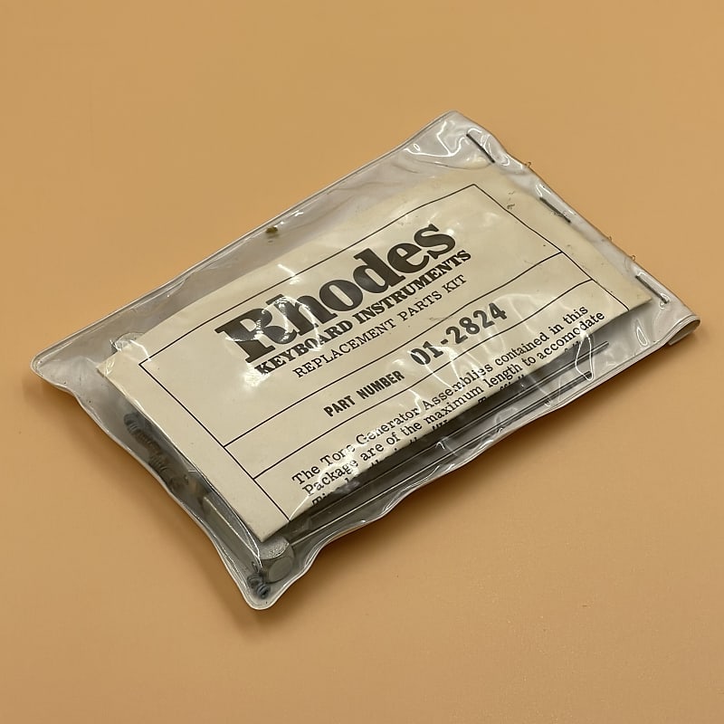 1977 Rhodes 01-2824 Replacement Parts Kit Vintage Original NOS Sealed  Fender Keyboard Tines Springs Paperwork Case Candy