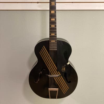 Vintage 1940's Harmony Cremona H-1307 Carved Top Archtop | Reverb