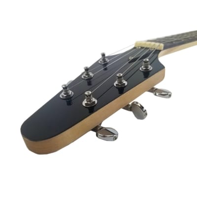 Zenison Full Size Right Handed Flying V Electric 6 String Guitar 2021 White image 6