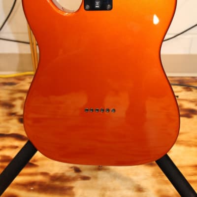 Fender 2013 Squier Bullet Metallic Orange Electric Guitar image 8