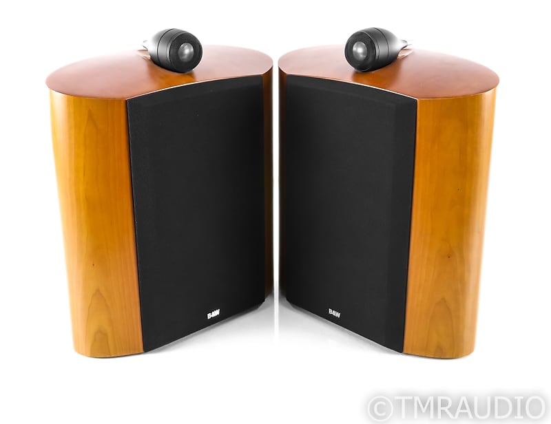 B&W Nautilus SCM1 Satellite Speakers; Cherrywood Pair; SCM-1 | Reverb