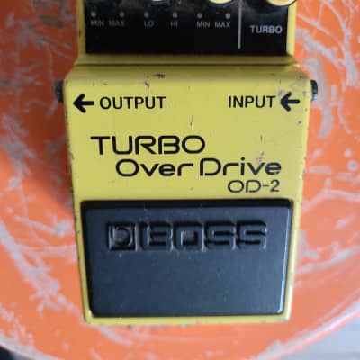 Boss OD-2 Turbo OverDrive (Black Label) - Yellow image 1