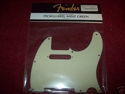 Fender Standard Tele Pickguard, 3-Ply - MINT GREEN, 099-2154-000 image 1