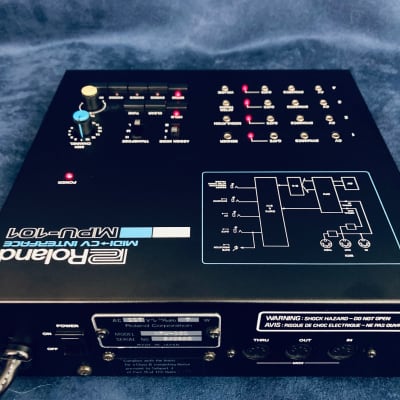 Roland  MPU-101 Vintage  MIDI to CV/Gate Converter • Like NEW • Manual image 11