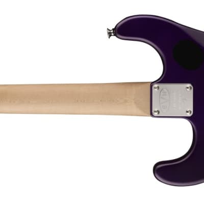 EVH 5150 Deluxe QM Electric Guitar, Satin Purple Daze w/ Quilt Maple Top image 3