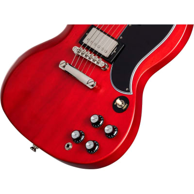 Epiphone 1961 Les Paul SG Standard Electric Guitar - Aged Sixties Cherry image 6