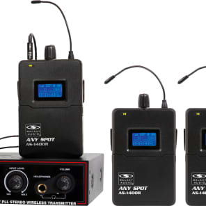 Galaxy Audio AS-1400-4M Any Spot Wireless In-Ear Monitor System (4 Receivers)