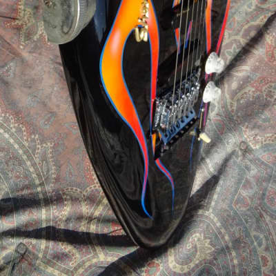 American Showster Guitars AS-57 CLASSIC BIKER GAS TANK 1986 image 6