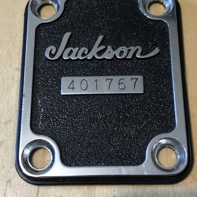 1994 Made in Japan Jackson Professional Fusion HH Neckplate Neck Plate image 2