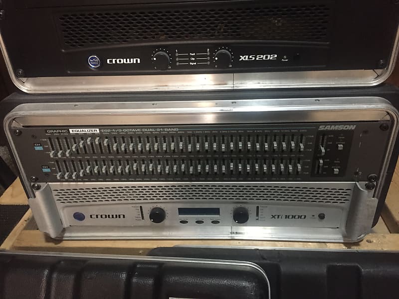 Samson E62 1/3 Octave Dual 31 Band Graphic Equalizer EQ Reverb