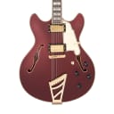 Deluxe DC Semi-Hollow Double Cutaway with Stairstep Tailpiece