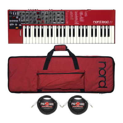 Nord Lead A1 49-Key Analog Modeling Synthesizer with Case and Cables (2-Pack)