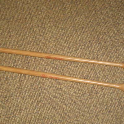 ONE pair new old stock Adams CD9 Cloyd Duff # 9 Hickory Flip Stick (Timpani Flip Stick) CORE: Both cores on one piece turned hickory with bulb shaped wood on one end and small felt ball opposite / TONE COLOR: Extremely bright to general, similar to # 3 image 18